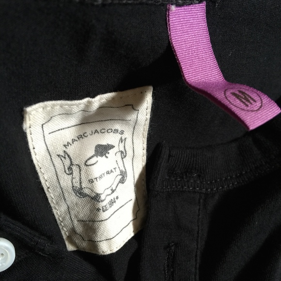 Marc Jacobs Rat Black Shirt Adult Medium - Picture 2 of 3